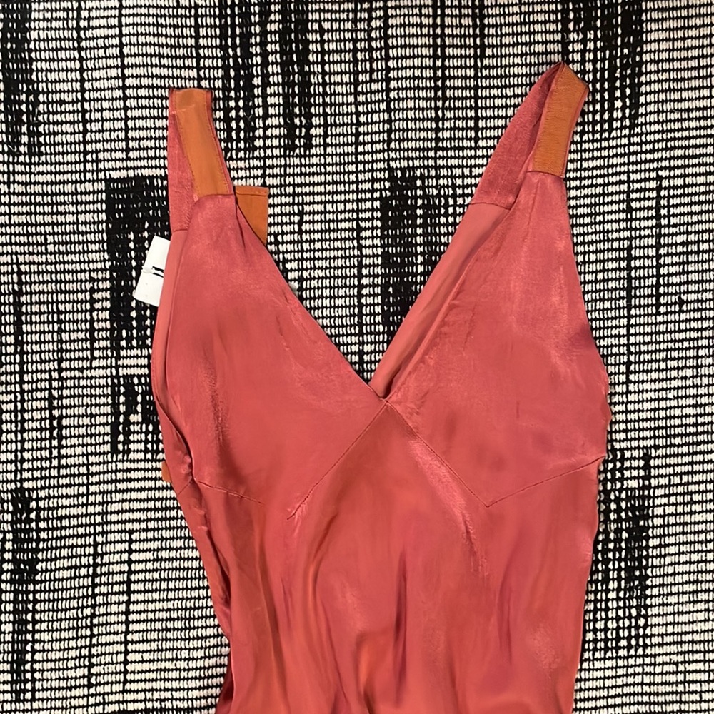 Endless rose pink midi Cami slip dress small - Picture 5 of 6